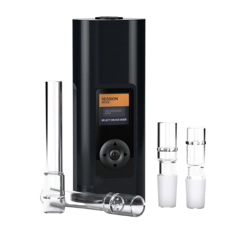 Portable vaporizer with customizable temperature settings and sleek design