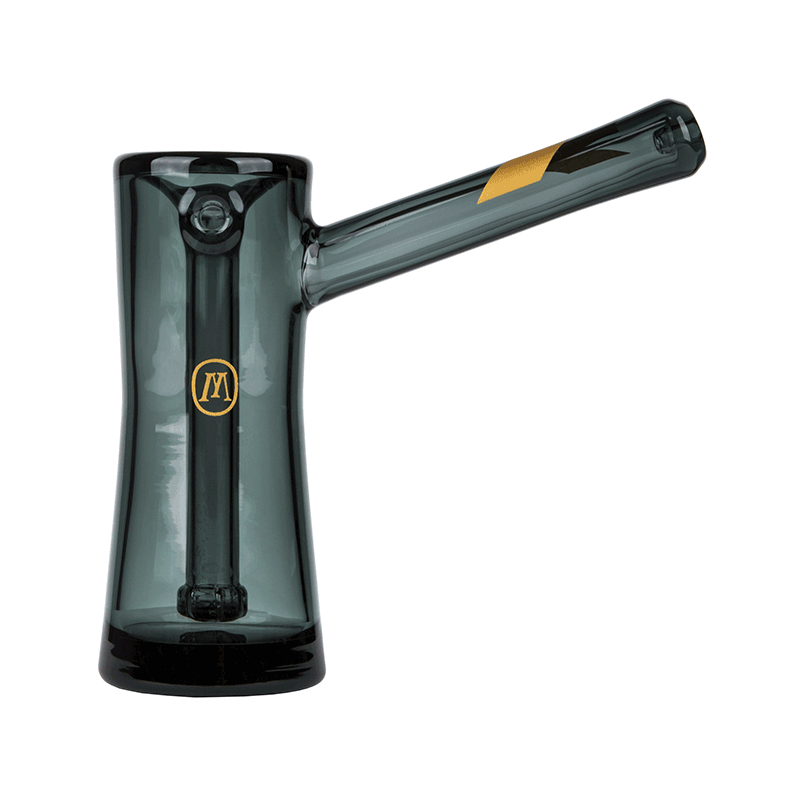 Marley Natural smoked glass bubbler with percolator for smooth hits