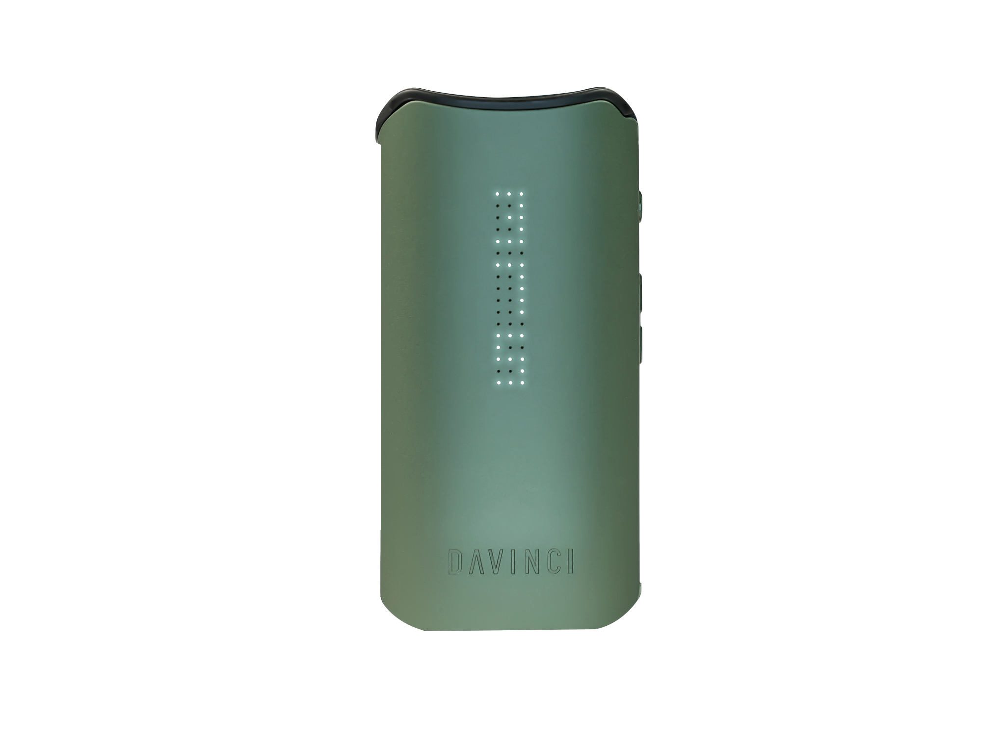 DaVinci IQC portable vaporizer in Onyx color with rugged aluminum shell