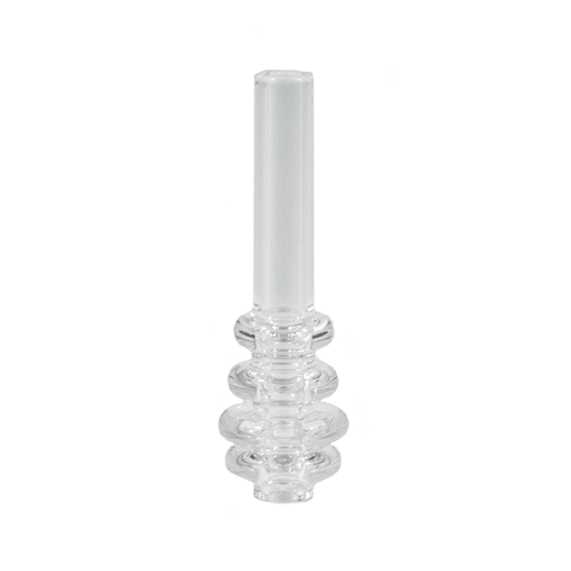 Eyce Quartz Dabbing Straw with a focus on the heat-resistant quartz material