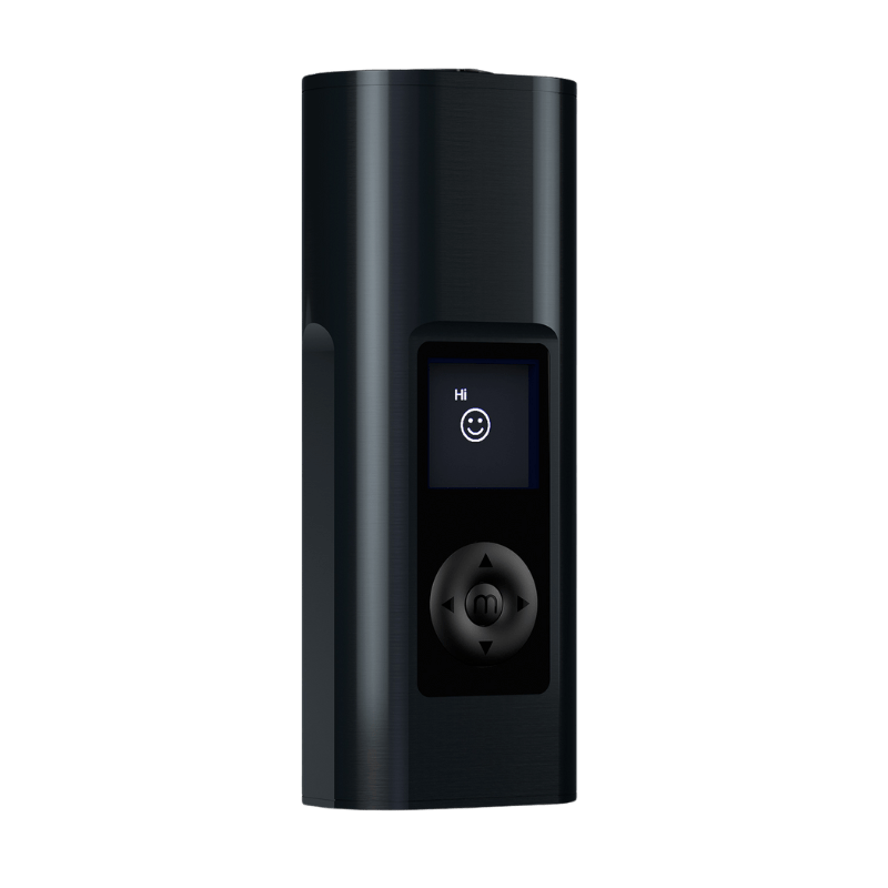 VapeMaster Pro vaporizer in use, showcasing quick heat-up feature