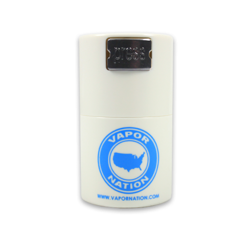 Airtight vacuum storage container with clear lid and vacuum seal button, perfect for kitchen storage