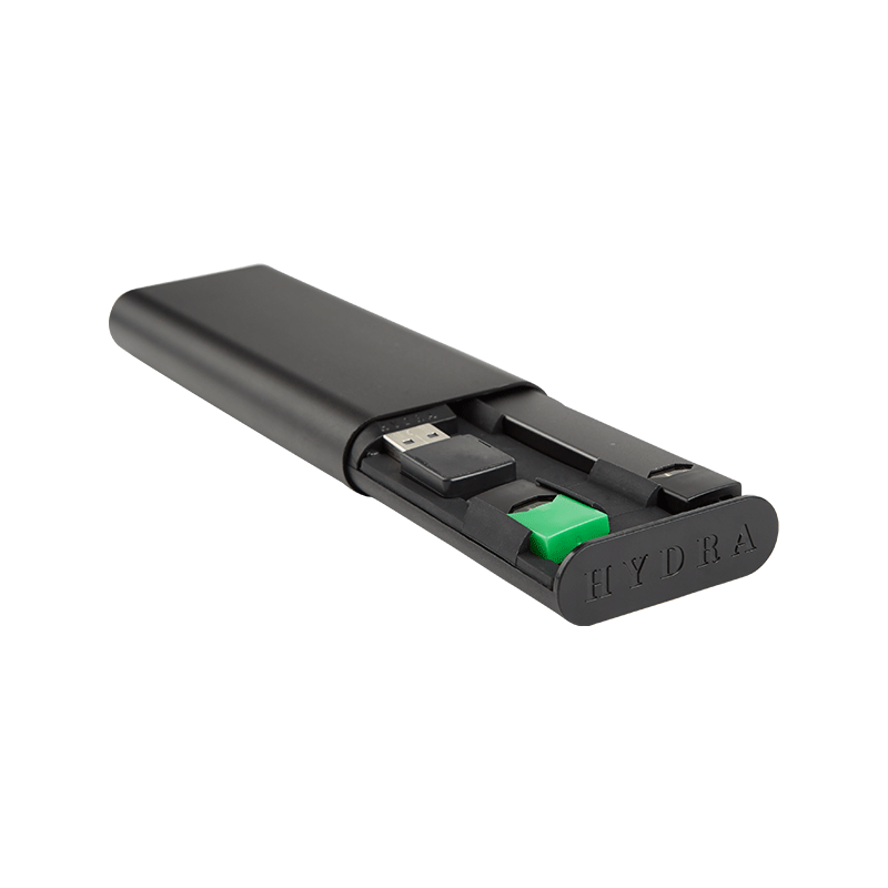 Hydratech JUUL vaporizer case showing its sleek exterior and compact size for daily use