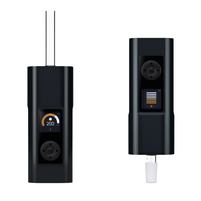 VapeMaster Pro vaporizer in use, showcasing quick heat-up feature