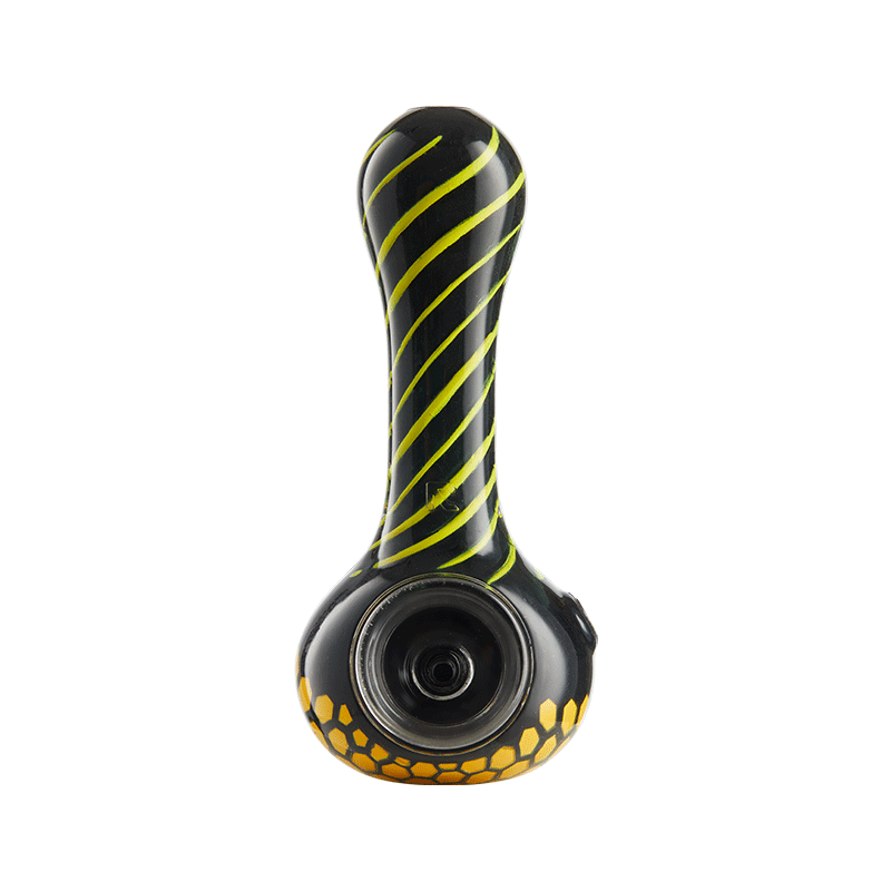 Eyce ORAFLEX honeycomb silicone smoking spoon with textured surface for durability