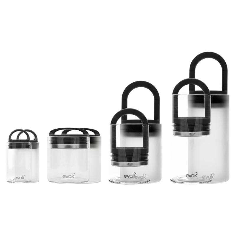 Evak glass container with airtight lid for food storage
