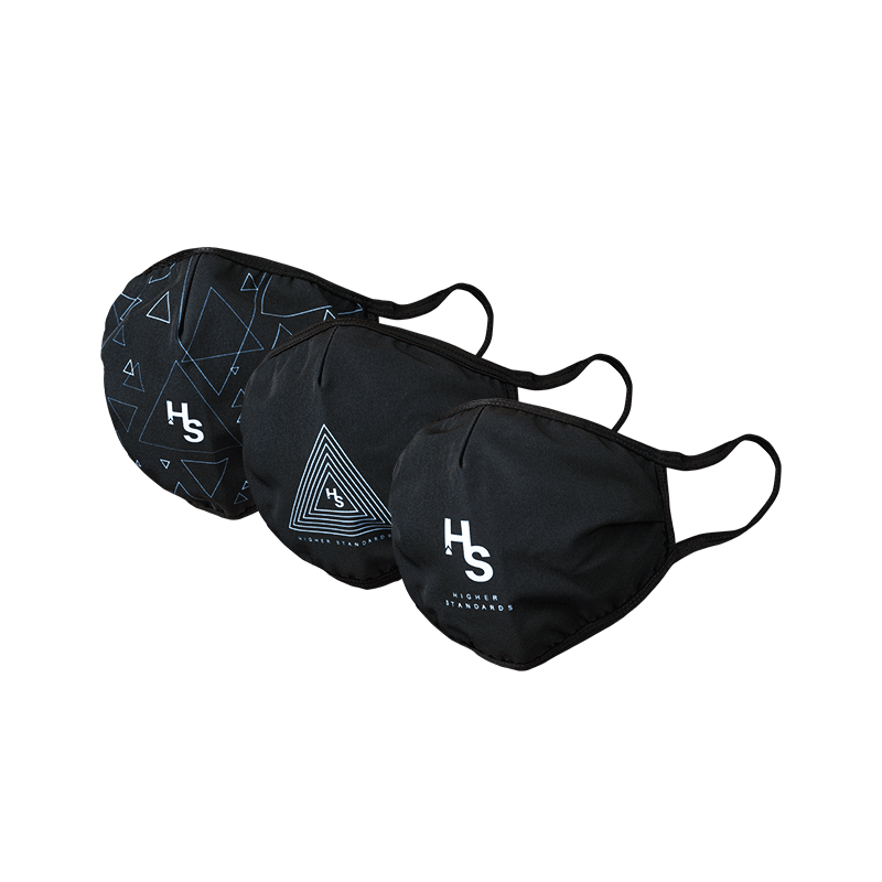 Everyday Comfort Breathable Face Mask showing side profile with soft fabric and ear loops.