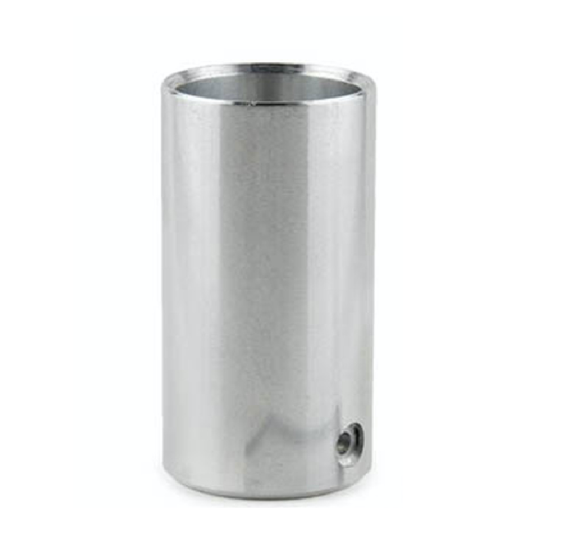 Blazer Big Shot Torch Guard in stainless steel, displayed from the front.