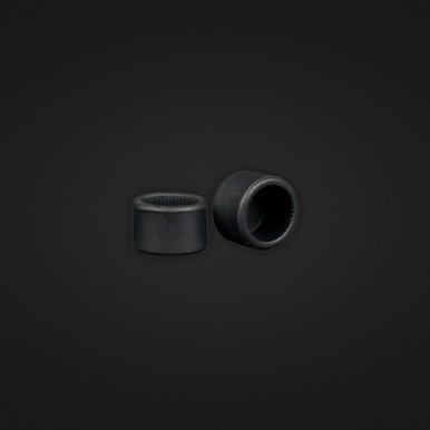 Close-up of the borosilicate stem caps for Arizer Air, showcasing their quality and durability.