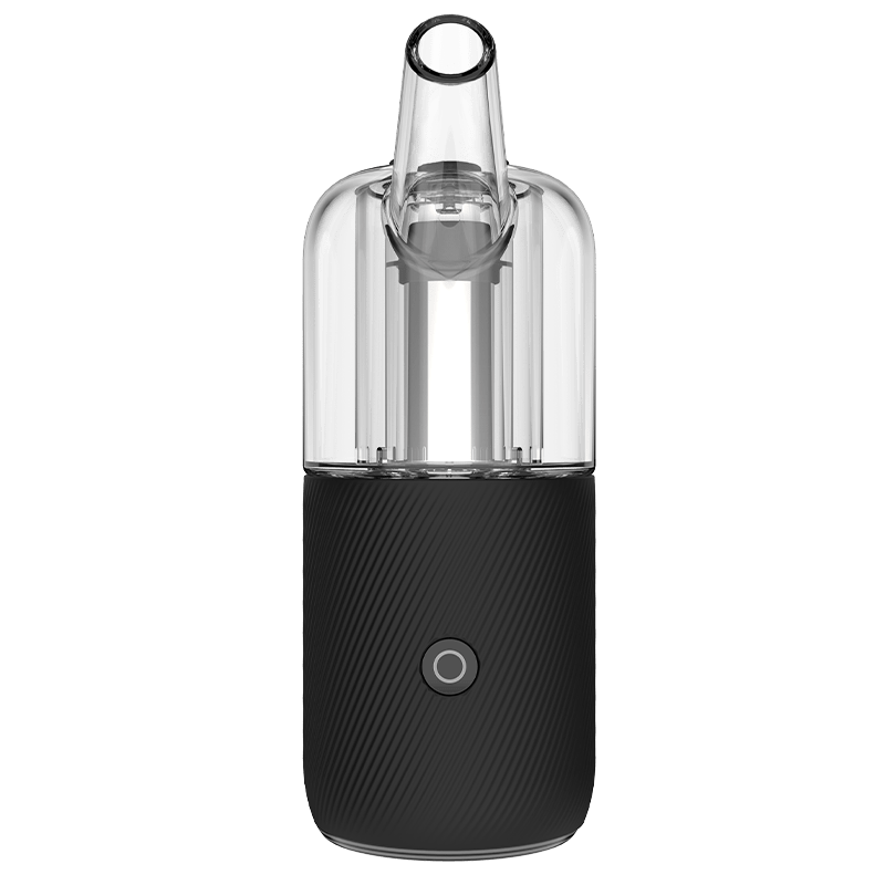 AUXO Cenote portable water filtration dab rig with sleek design and RGB lighting for customizable sessions