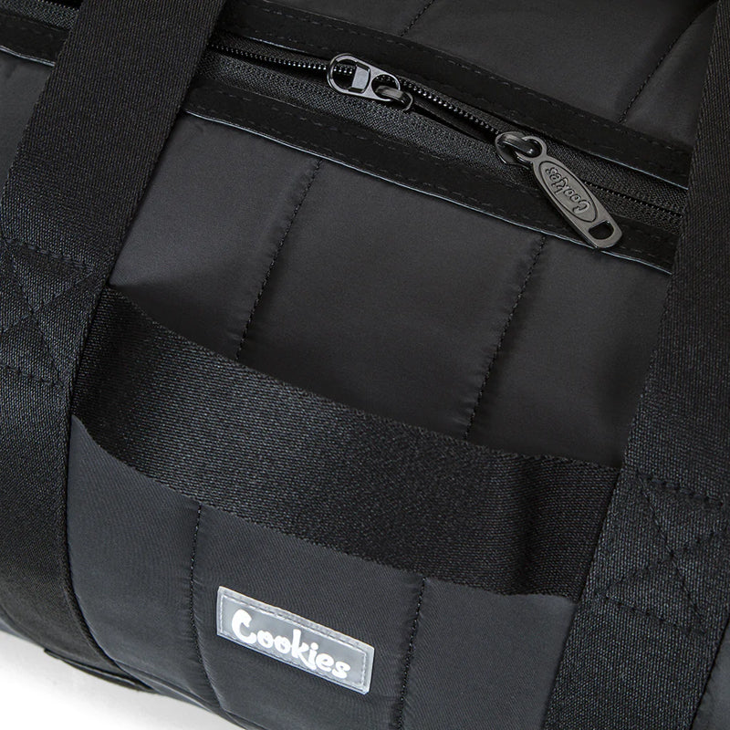 Cookies Apex Smell Proof Duffle Bag side view - perfect for gym and travel