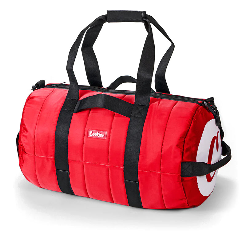 Cookies Apex Duffle Bag showing padded straps for comfortable carrying