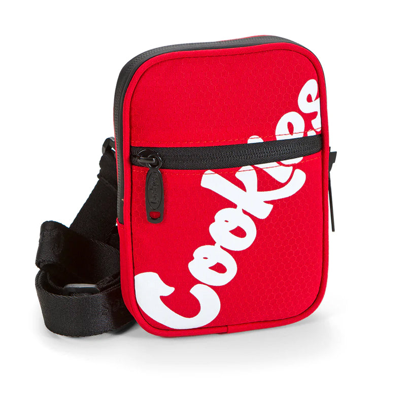 Spacious interior of the Cookies honeycomb utility bag, highlighting its organizational pockets.