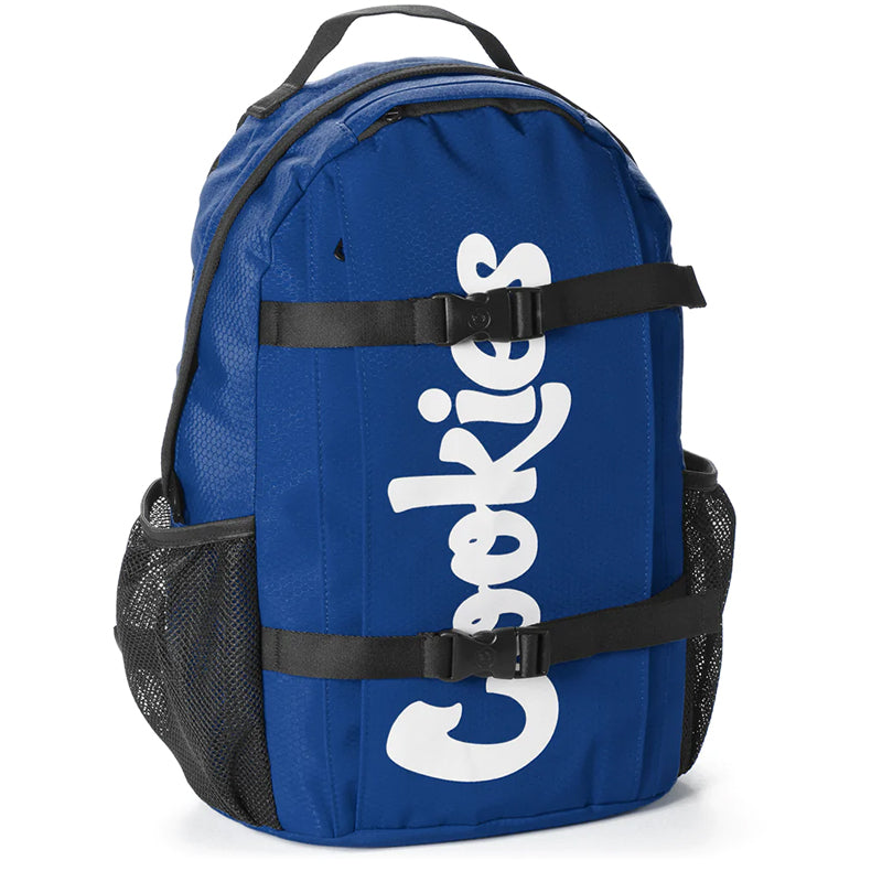 Stylish camo ripstop nylon backpack from a side angle, perfect for daily use.