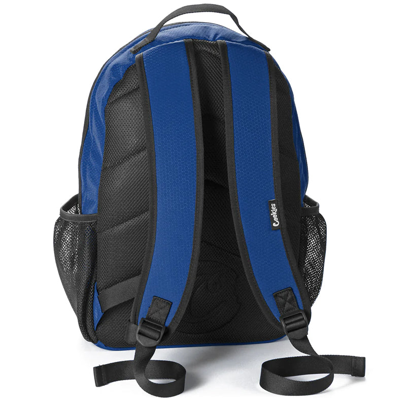 Stylish camo ripstop nylon backpack from a side angle, perfect for daily use.