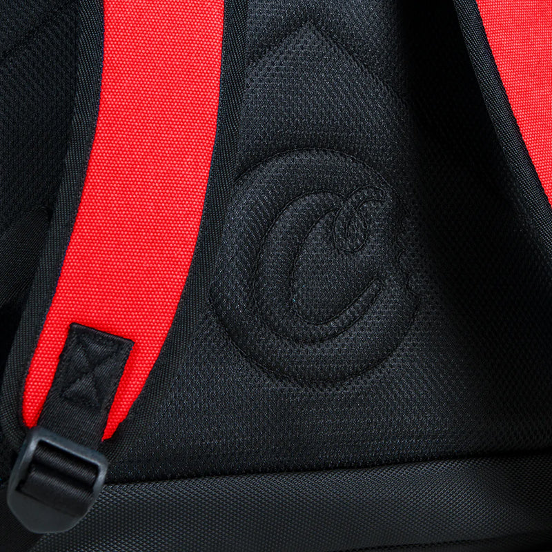 Model wearing the backpack for everyday streetwear style and practical use