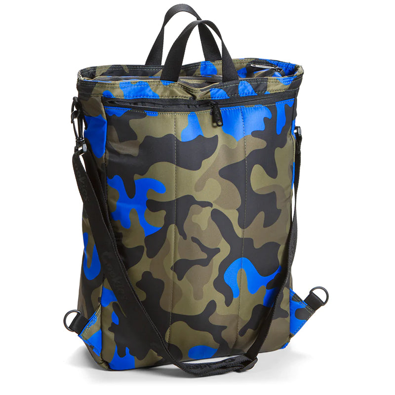 Close-up of the padded shoulder straps on the Cookies Odor Shield Nylon Backpack for comfort.