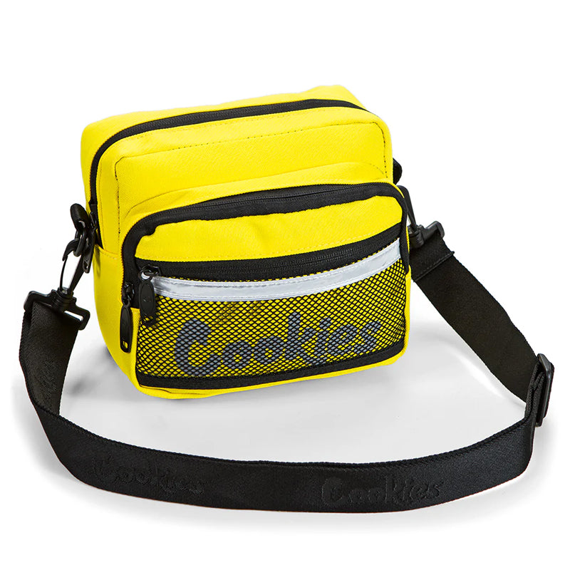 Adjustable shoulder strap of the Cookies Vertex Crossbody Bag, designed for comfort and style.