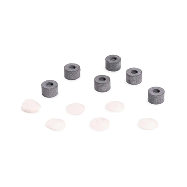 Close-up of DaVinci Extract Pod Refill Kit showing stainless steel design and pods.