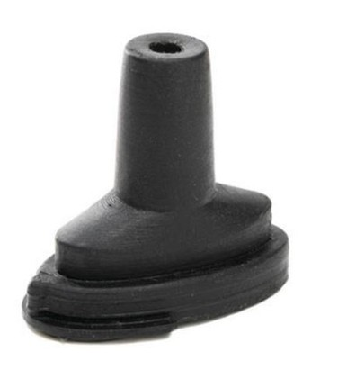 Close-up of DaVinci Miqro 10mm water tool adapter showcasing its silicone material.
