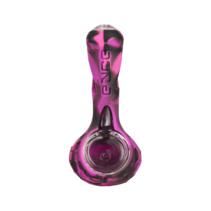 Galactic Alien Silicone Smoking Pipe displayed with smoking accessories, emphasizing its unique style.