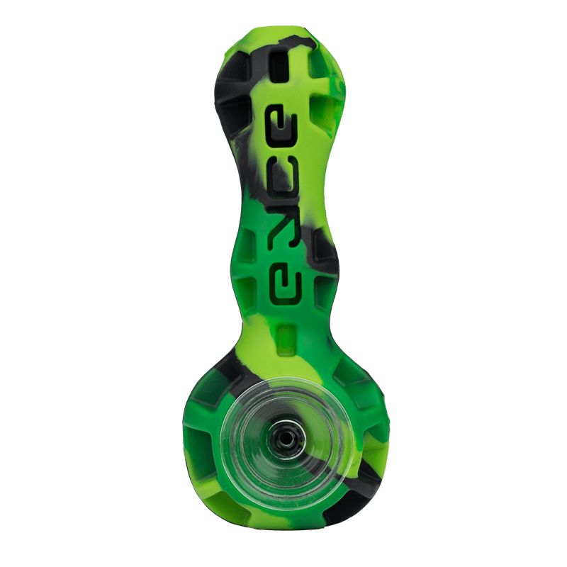 HerbMaster Smoking Spoon held in hand, showcasing its ergonomic design.