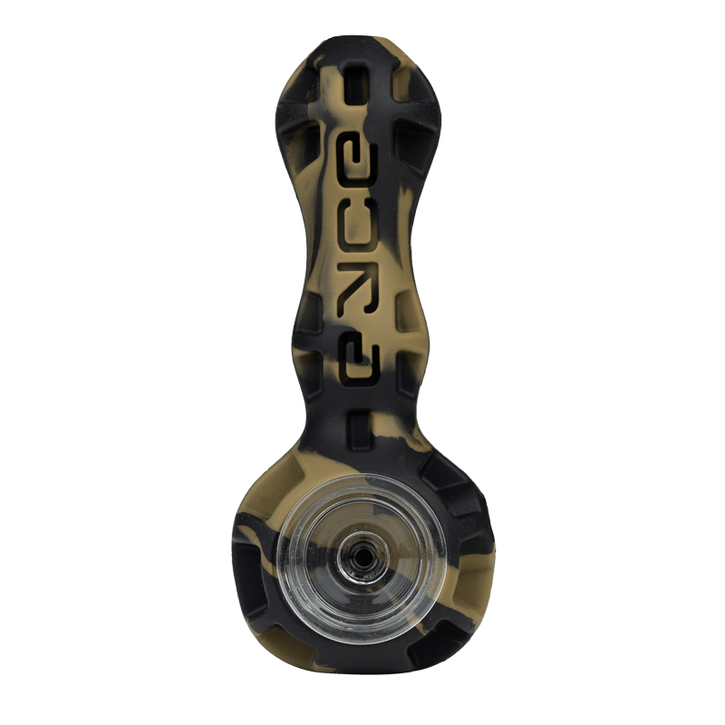 HerbMaster Smoking Spoon held in hand, showcasing its ergonomic design.