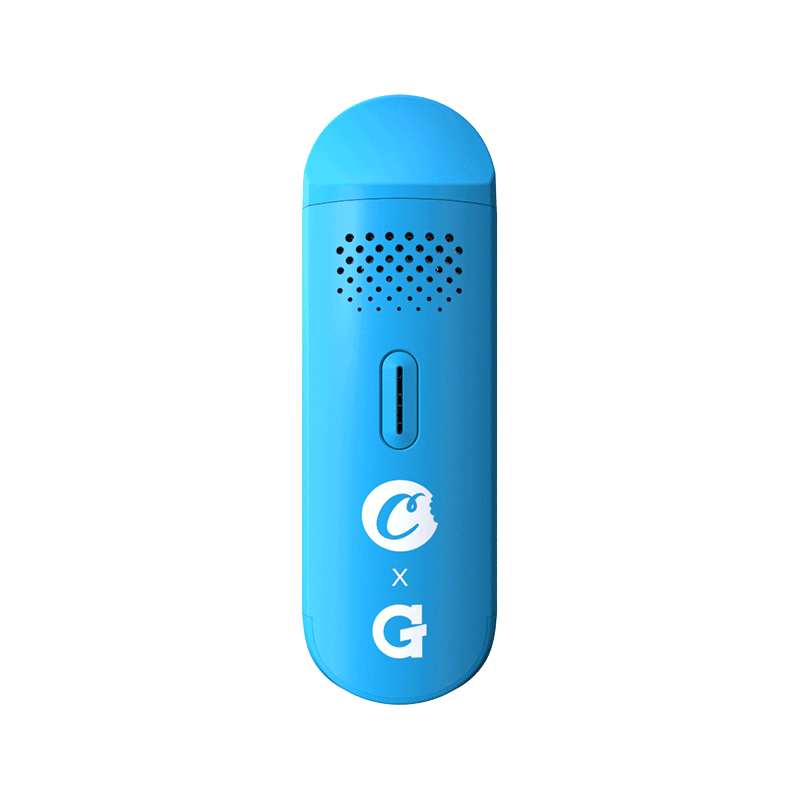 User-friendly G Pen Dash vaporizer being loaded with dry herbs.