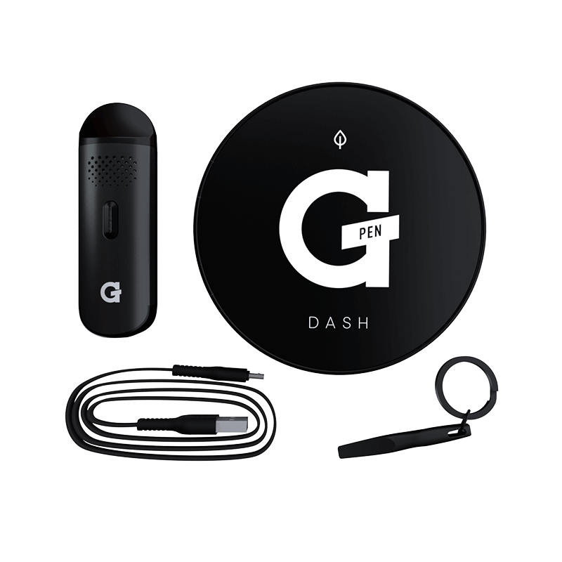 G Pen Dash vaporizer displaying its three temperature settings and compact design.