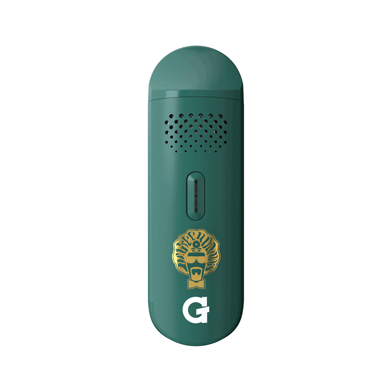 User-friendly G Pen Dash vaporizer being loaded with dry herbs.