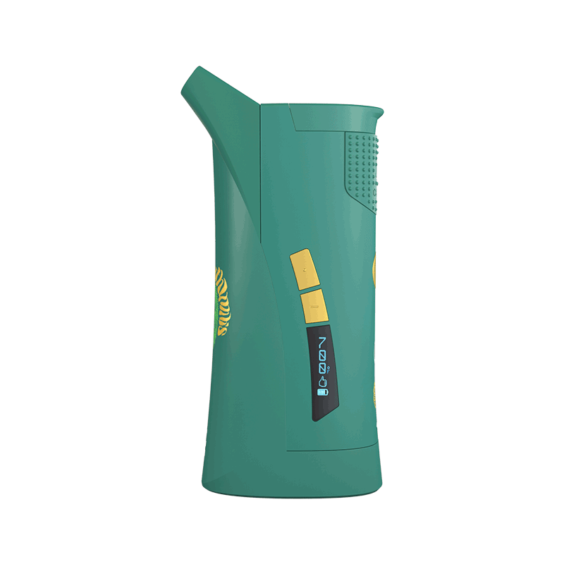 User holding G Pen Roam for a portable concentrate vaporizer session