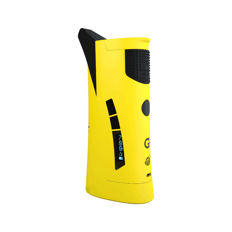 G Pen Roam vaporizer with water filtration system on a travel table