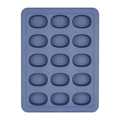 Close-up of Gummy Wizard silicone molds showing 10mL cavities for precise gummy making.