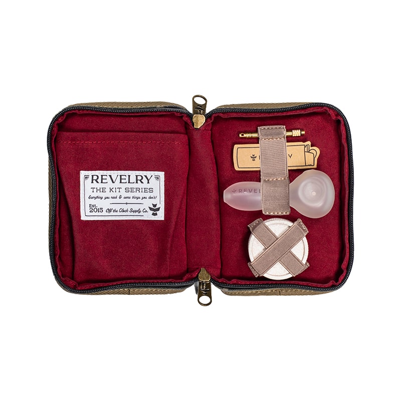 Top-rated smoking accessories displayed in waterproof carbon filter pouch for portability