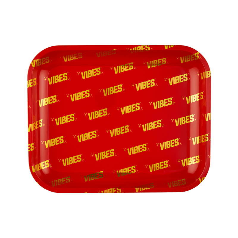 Vibes Premium Rolling Tray large size with glossy finish, perfect for at-home use.