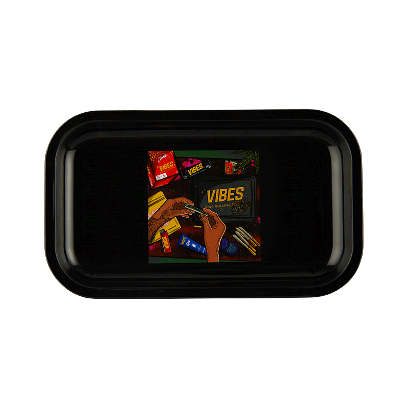Vibes Now We Roll Portable Aluminum Tray - Image 2