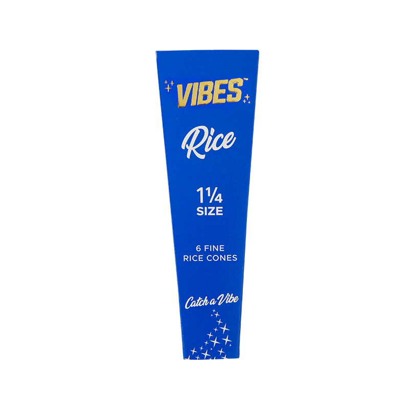 Close-up of Vibes Premium Hemp Cones showcasing quality and packaging.