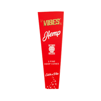 Close-up of Vibes cones, highlighting the ultra thin design for a smooth smoke.