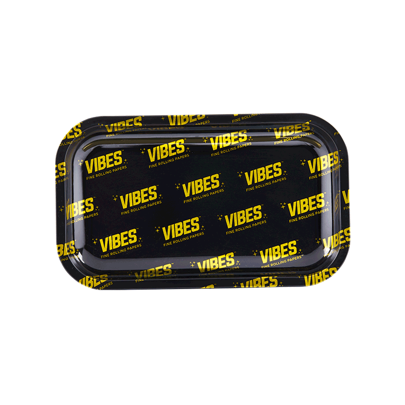 Vibes Premium Rolling Tray large size with glossy finish, perfect for at-home use.