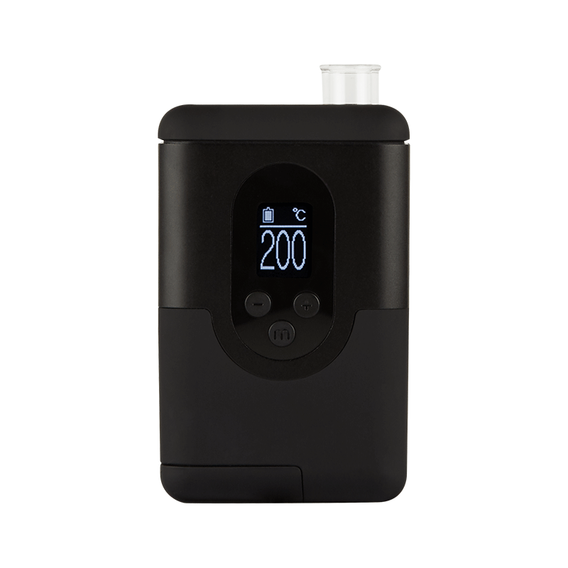 Arizer Argo portable dry herb vaporizer in travel bag, showing discreet design