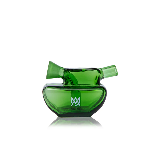 MJ Arsenal Commander Mini Bubbler from the side, showcasing its stylish design and portability.