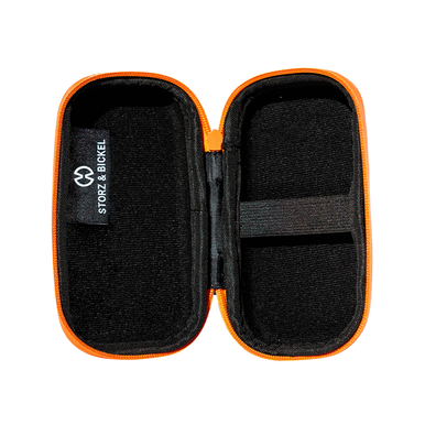 Close-up of the durable Crafty+ vaporizer case with the vaporizer inside, emphasizing protection and fit