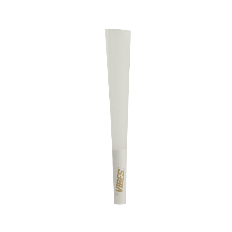 Vibes 1.25 pre-rolled cones displayed in a box, showcasing packaging design.