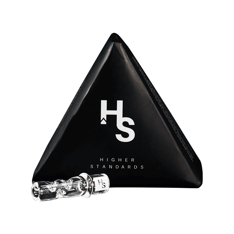 Close-up of glass tips in pack, highlighting their quality and ease of use.