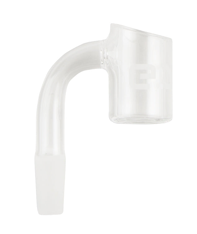 Close-up of Eyce quartz banger insert showing high-purity quartz and 10mm joint