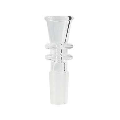 Close-up of Eyce Beaker glass slide showcasing its durable borosilicate design.