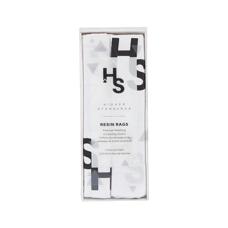 EcoClean Resin Rag Pack - Perfect for cleaning bongs and vaporizers.