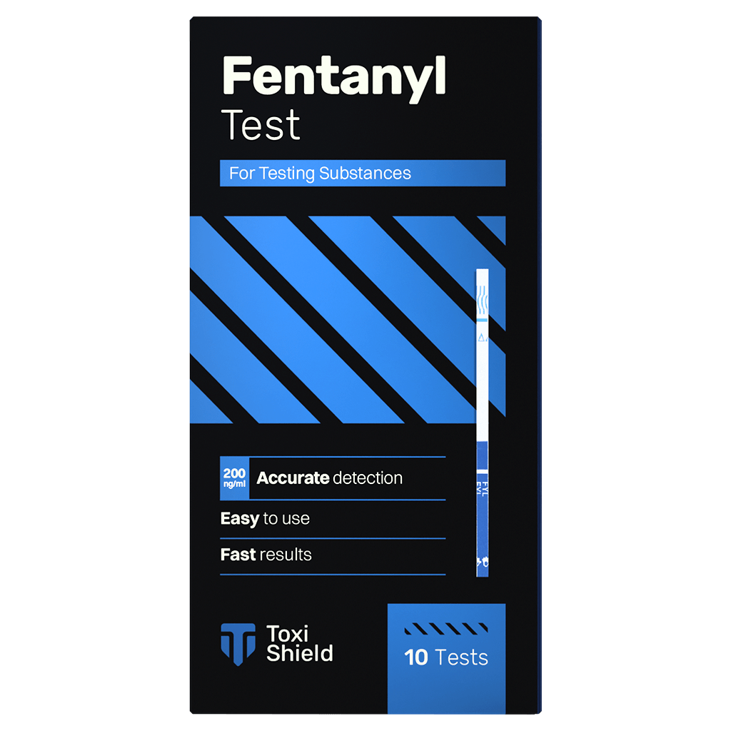 Discreet fentanyl test strips in hand for harm reduction