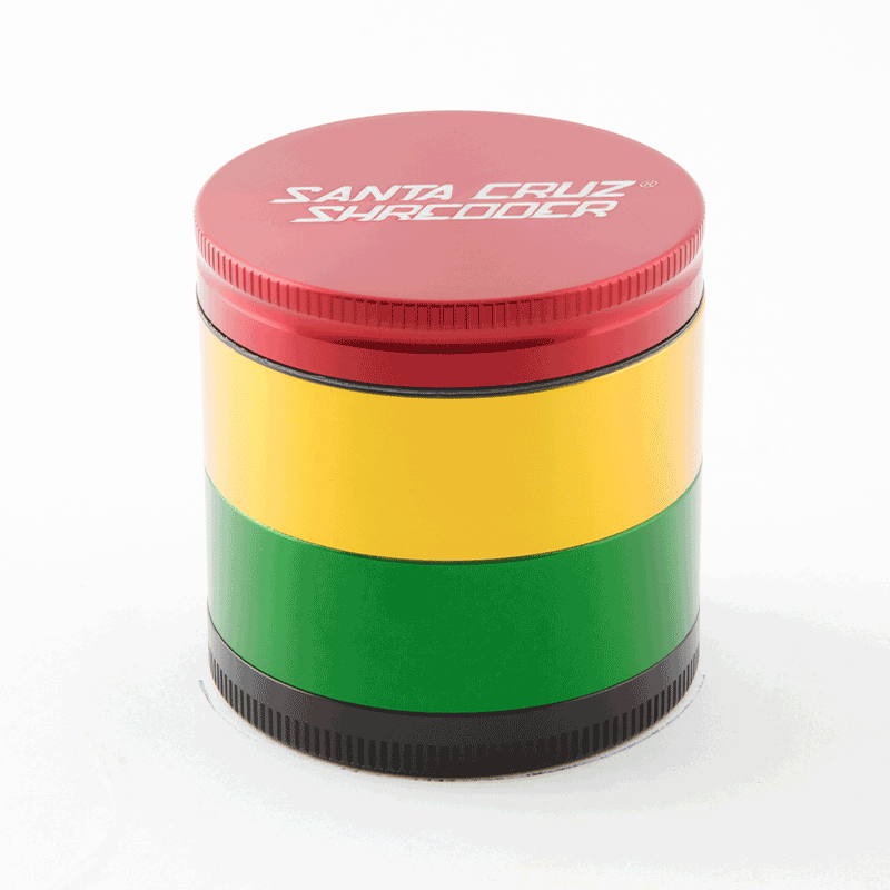 Herb grinder lid with textured grip and magnetic closure