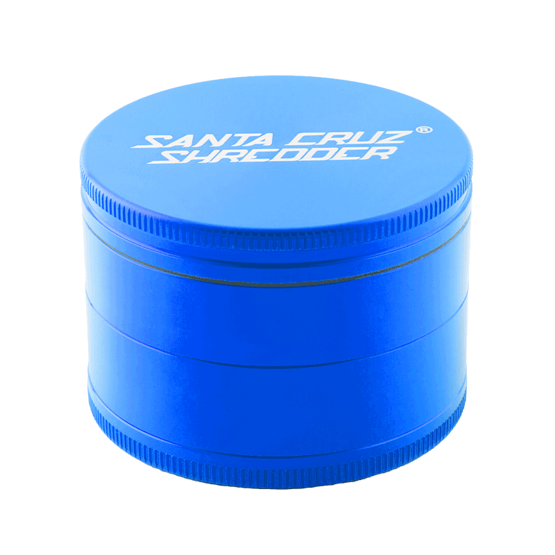 Herb grinder lid with textured grip and magnetic closure
